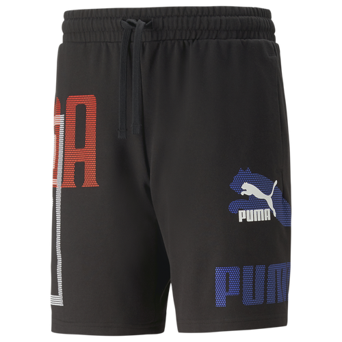 

PUMA Mens PUMA Classics Gen. Shorts - Mens Black/Multi Size L