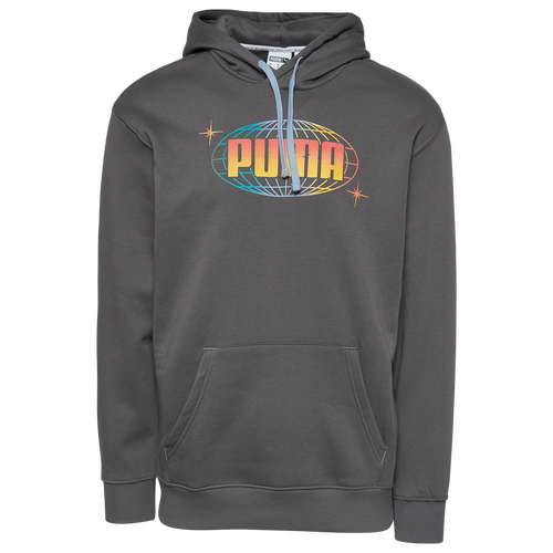 

PUMA Mens PUMA Dreamscape Hoodie - Mens Grey/Multi Size M