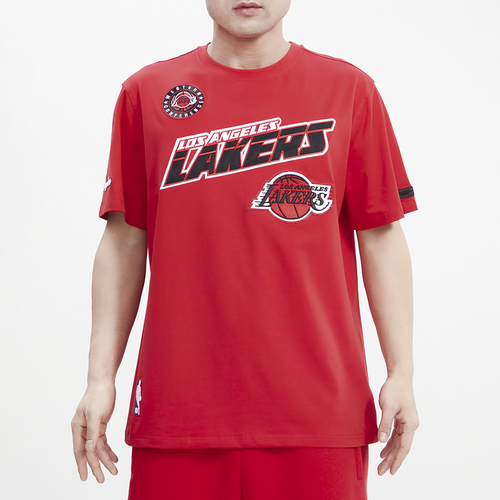 

Pro Standard Mens Pro Standard Lakers Varsity Red T-Shirt - Mens Red/Red Size L