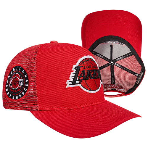 

Pro Standard Pro Standard Lakers Varsity Red Trucker - Adult Red/White/Black Size One Size