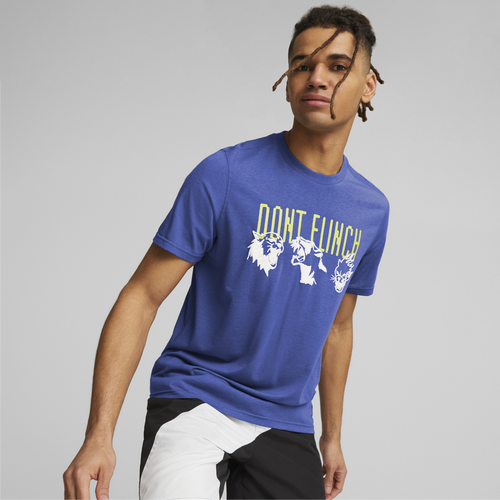 Puma Mens  Perimeter T-shirt In Royal Sapphire