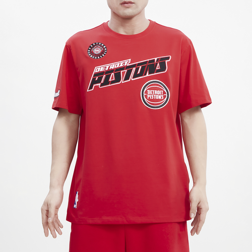 

Pro Standard Mens Pro Standard Pistons Varsity Red T-Shirt - Mens Red/Red Size L