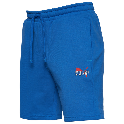 

PUMA Mens PUMA Parade Shorts - Mens Blue/White Size M