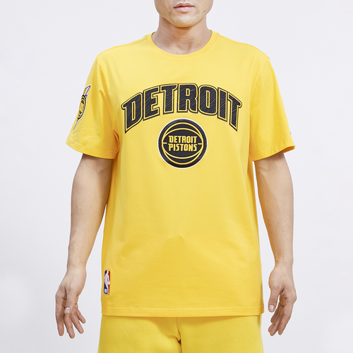 

Pro Standard Mens Pro Standard Pistons Tour Yellow SJ T-Shirt - Mens Yellow/Yellow Size L