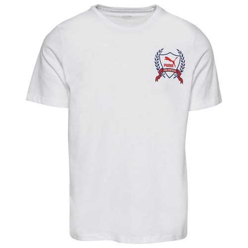 

PUMA New Heritage Logo T-Shirt - Mens White Size S