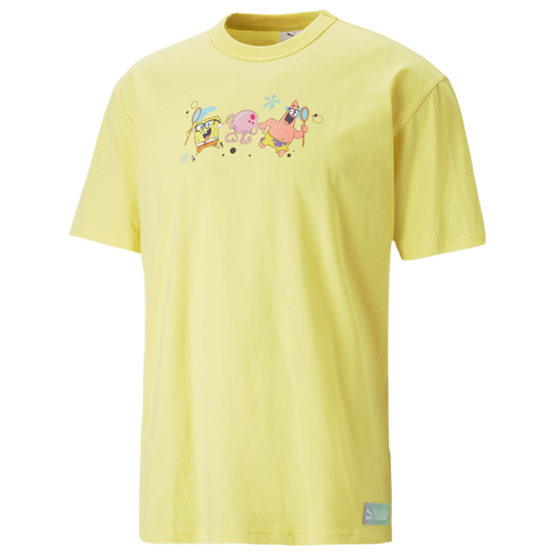 

PUMA Mens PUMA Spongebob T-Shirt - Mens Lucent Yellow/Lucent Yellow Size XL