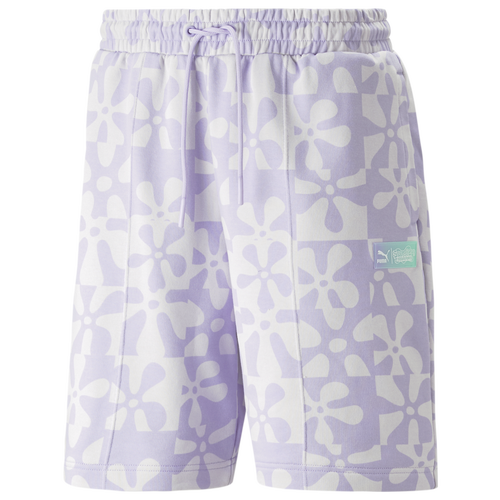 

PUMA Mens PUMA Spongebob AOP Shorts - Mens Vivid Violet/Vivid Violet Size XXL