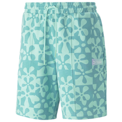 Men's - PUMA Spongebob AOP Shorts - Mint/Mint