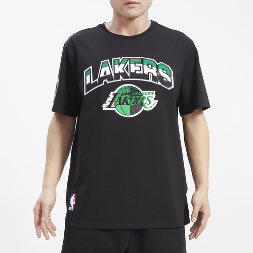 

Pro Standard Mens Pro Standard Lakers Varsity Green T-Shirt - Mens Black/Black Size M