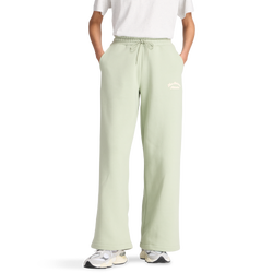 Women's - New Balance Linear Heritage Fleece Wide Leg Pants - Garter Snake