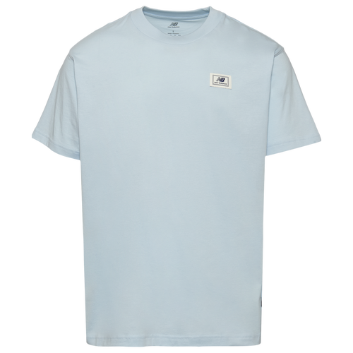New Balance Woven Label T-Shirt - New Balance Oxford Blue/White