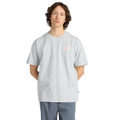 New Balance Woven Label T-Shirt - New Balance White/Red Athletic Grey