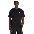 New Balance Woven Label T-Shirt - New Balance Black/Red White