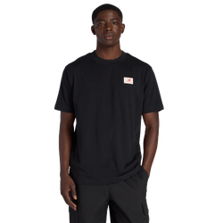Men's - New Balance Woven Label T-Shirt - Black/Red/White