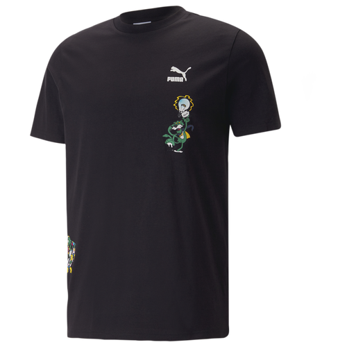 Puma Mens  Classics Super Multi Graphic T-shirt In  Black/multi
