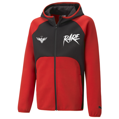 

PUMA Boys PUMA x Melo Long Sleeve Zip Up Hoodie - Boys' Grade School Red/Black Size S