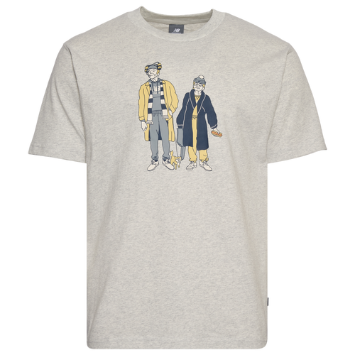 MENS - New Balance Athletics Never Age T-Shirt - Ash Heather/Multi