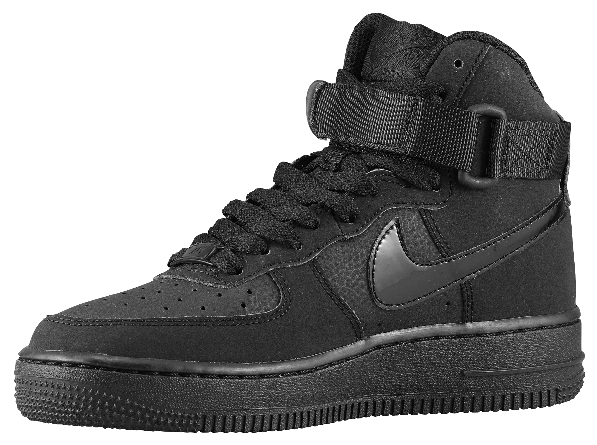 black high top air force 1s