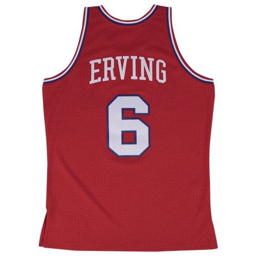 

Mitchell & Ness Mens Julius Erving Mitchell & Ness 76ers Swingman Jersey - Mens Red Size XL