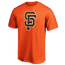 Fanatics Giants Official Logo T-Shirt - Men's Orange