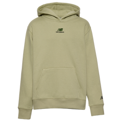 Boys' Grade School - New Balance Center Hit Back Graphic Fleece Hoodie - Garter Snake/Garter Snake