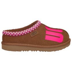 Girls' Preschool - UGG Tasman Split Logo Boots - Chestnut/Pink