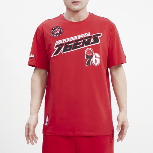 

Pro Standard Mens Pro Standard 76ers Varsity Red T-Shirt - Mens Red/Red Size M