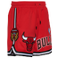Pro Standard Bulls NBA Team Logo Pro Shorts - Men's Red/Red
