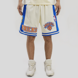 Men's - Pro Standard Knicks Champ 2.0 Shorts - Tan/Red