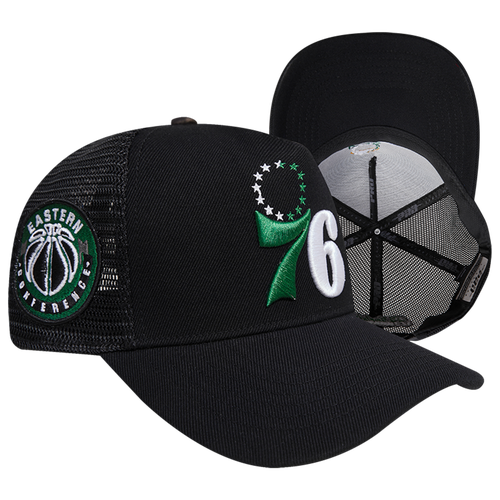 

Pro Standard Pro Standard 76ers Varsity Green Trucker - Adult Black/Green/White Size One Size