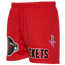 Pro Standard Rockets NBA Button Up Mesh Shorts - Men's Red