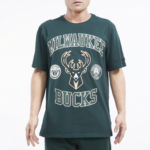 

Pro Standard Mens Pro Standard Bucks Graphic SJ T-Shirt - Mens Forest Green/Forest Green Size S