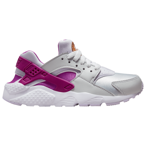 

Nike Girls Nike Huarache Run - Girls' Grade School Running Shoes Pure Platinum/Metallic Copper/Violet Frost Size 6.5