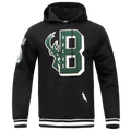 Pro Standard BUCKS MASH UP RIB FLC PO HOODIE - Pro Standard Black