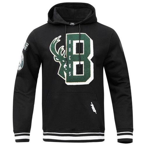 MENS - Pro Standard BUCKS MASH UP RIB FLC PO HOODIE - Black