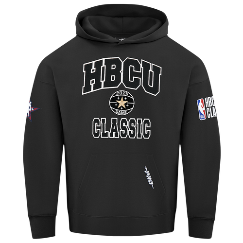  - Pro Standard NBA x HBCU 2026 Drop Shoulder Fleece Hoodie - Black/White