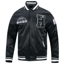 Men's - Pro Standard NBA x HBCU 2026 Rib Satin Jacket - Black/White