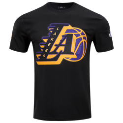 Men's - Pro Standard LAKERS MASH UP SJ TEE - Black