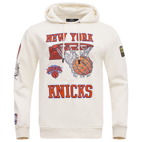 PRO STANDARD Women's Pro Standard White New York Knicks City Scape Pullover  Sweatshirt