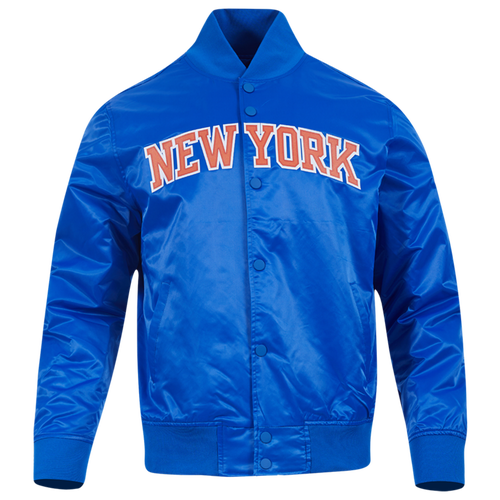  - Pro Standard NEW YORK KNICKS SATIN JACKET - Royal Blue