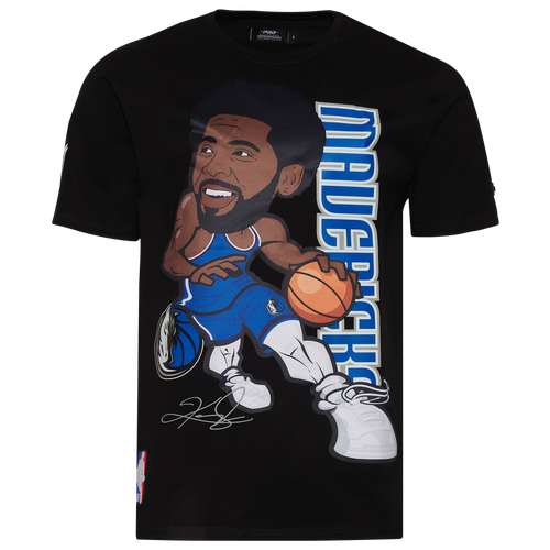 

Pro Standard Mens Kyrie Irving Pro Standard Mavericks Player Drive Avatar T-Shirt - Mens Black/Black Size L