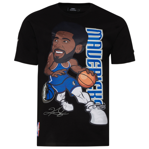 

Pro Standard Mens Kyrie Irving Pro Standard Mavericks Player Drive Avatar T-Shirt - Mens Black/Black Size S