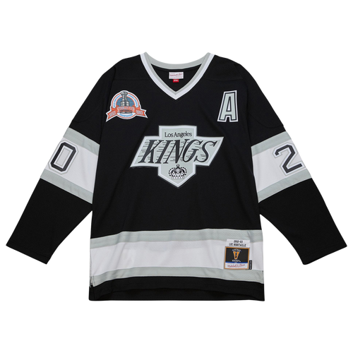 

Mitchell & Ness Mens Luc Robitaille Mitchell & Ness Kings 1992 Jersey - Mens Black Size XXL