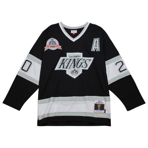 

Mitchell & Ness Mens Luc Robitaille Mitchell & Ness Kings 1992 Jersey - Mens Black Size S