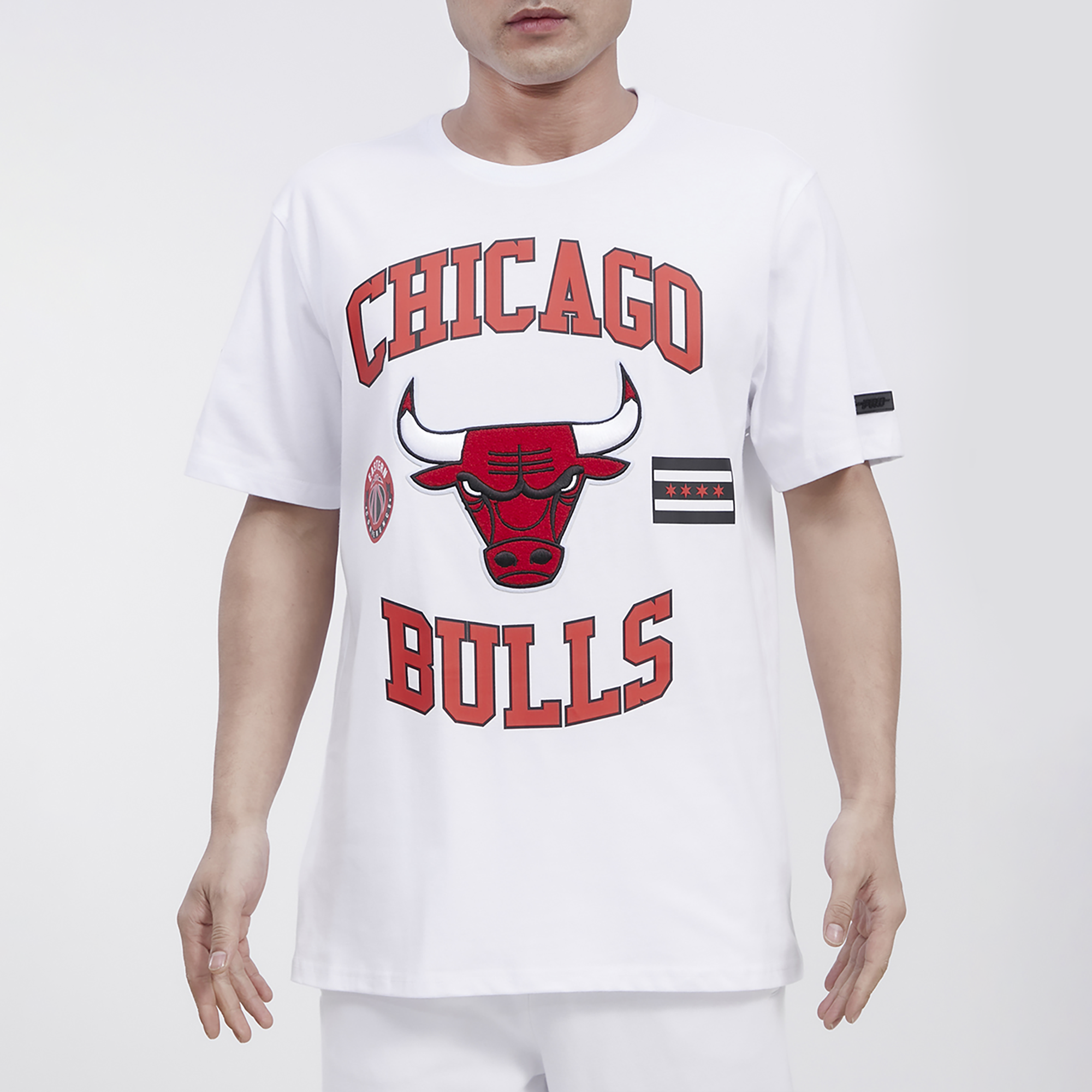 white bulls t shirt
