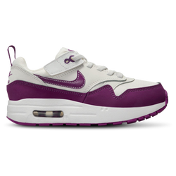 Boys' Preschool - Nike Air Max 1 EasyOn - Violet/White