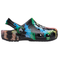 Crocs Classic Tie-Dye Graphic Clogs - Crocs Black/Multi
