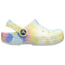 Crocs Classic Tie Dye Clog - Girls' Toddler White/Multicolor