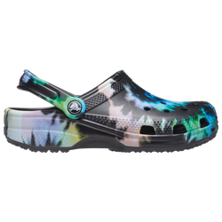 Women's - Crocs Classic Tie Dye Graphic Clog - Multi/Black