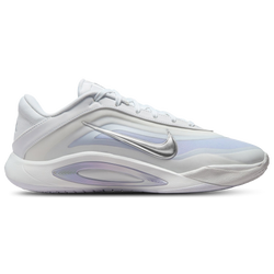 Boys' Grade School - Nike A'One  - White/Summit White/Grey